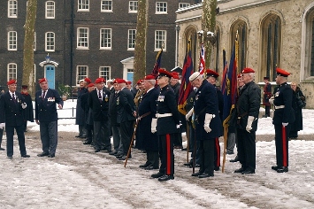 The RMPA London parade group assembled